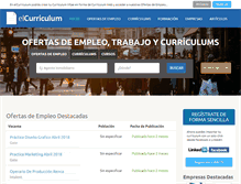 Tablet Screenshot of cl.elcurriculum.com